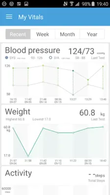 iHealth android App screenshot 4